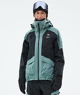 Morpheus W Snowboard Jacket Women Atlantic/Black from review by Pia