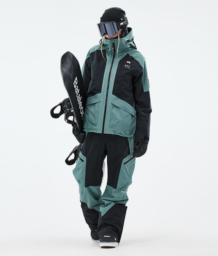 Morpheus W Snowboard Jacket Women Atlantic/Black, Image 3 of 10