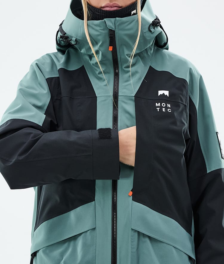 Morpheus W Snowboard Jacket Women Atlantic/Black, Image 9 of 10