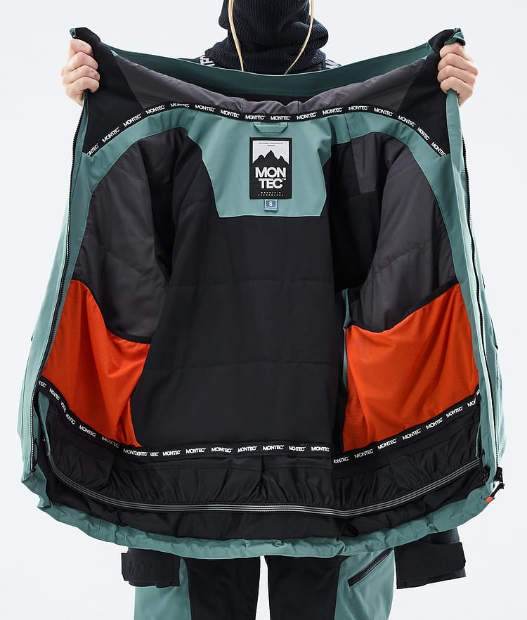 Morpheus W Ski Jacket Women Atlantic/Black, Image 10 of 10