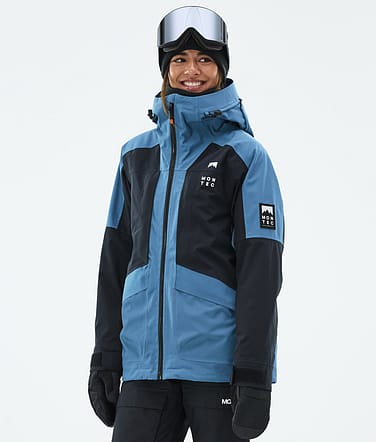 Morpheus W Snowboard Jacket Women Blue Steel/Black