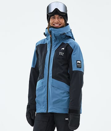 Morpheus W Snowboard Jacket Women Blue Steel/Black