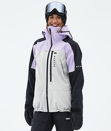 Oracle W Snowboard Jacket Women Faded Violet/Black/Light Grey