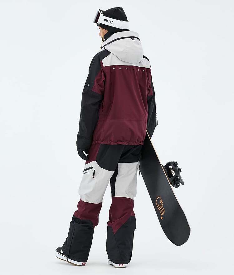 Oracle W Veste Snowboard Femme Light Grey/Black/Burgundy Renewed, Image 3 of 9