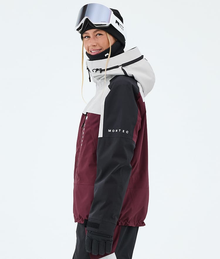 Oracle W Veste Snowboard Femme Light Grey/Black/Burgundy Renewed, Image 5 of 9