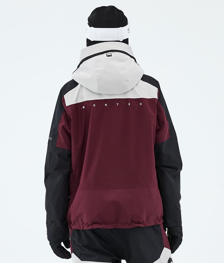 Oracle W Veste Snowboard Femme Light Grey/Black/Burgundy Renewed, Image 6 of 9