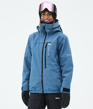 Oracle W Snowboard Jacket Women Blue Steel