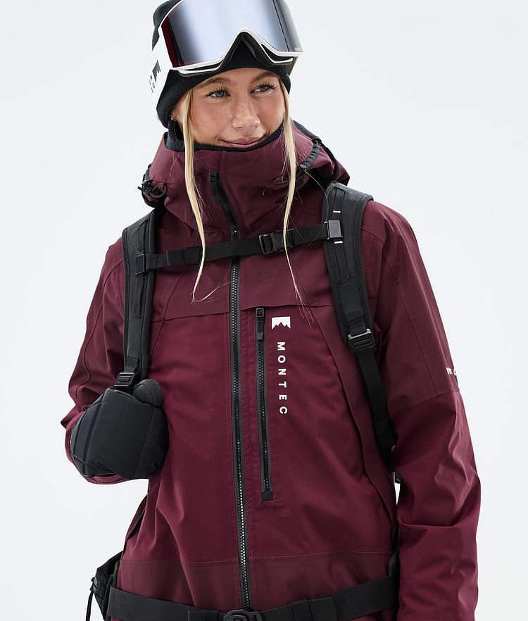Oracle W Manteau Ski Femme Burgundy, Image 2 sur 10