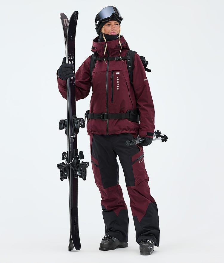 Oracle W Skijacke Damen Burgundy, Image 2 of 9