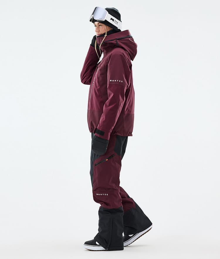 Oracle W Snowboard Jacket Women Burgundy, Image 4 of 10