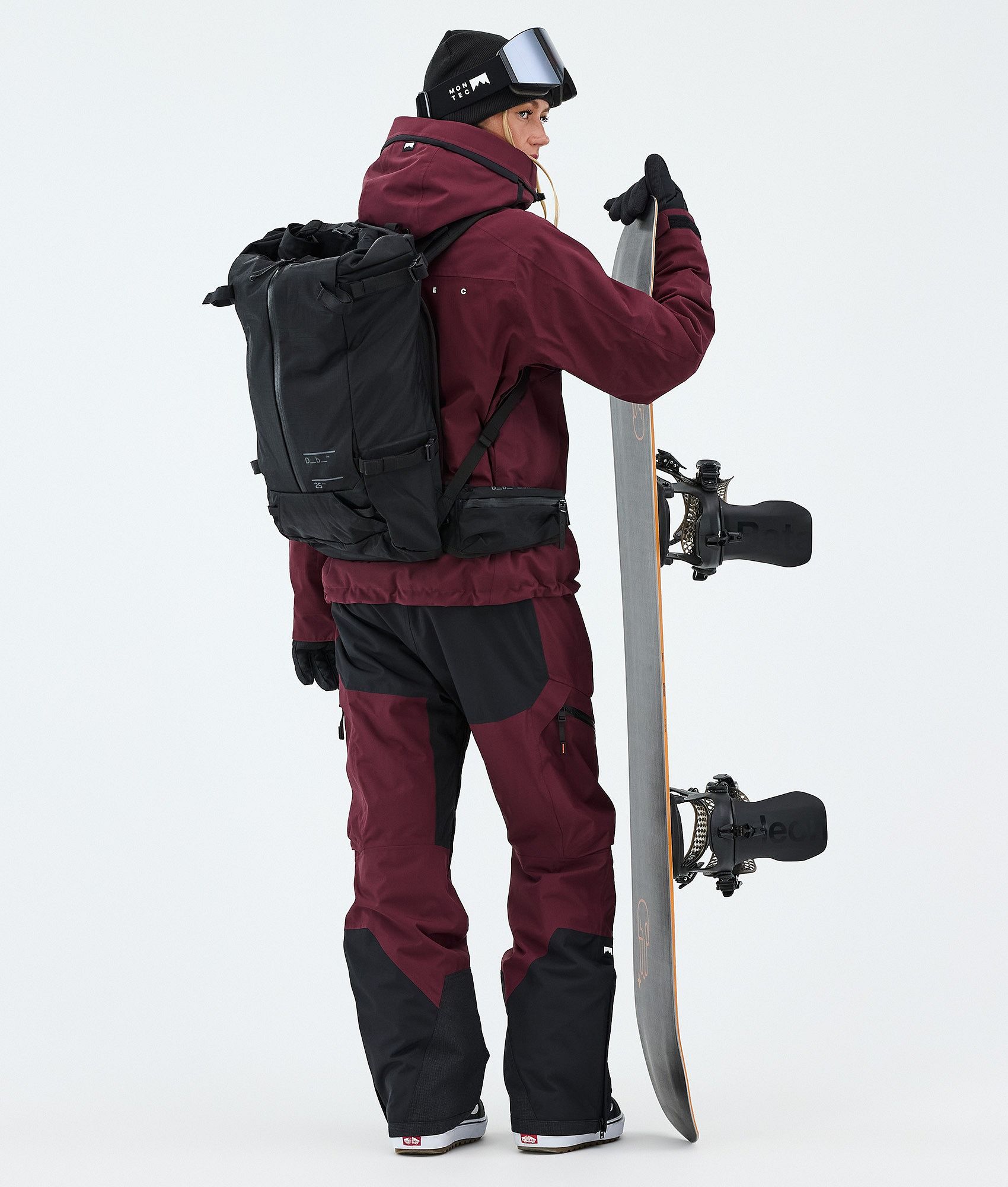 Montec Oracle W スノーボードジャケット レディース Burgundy
