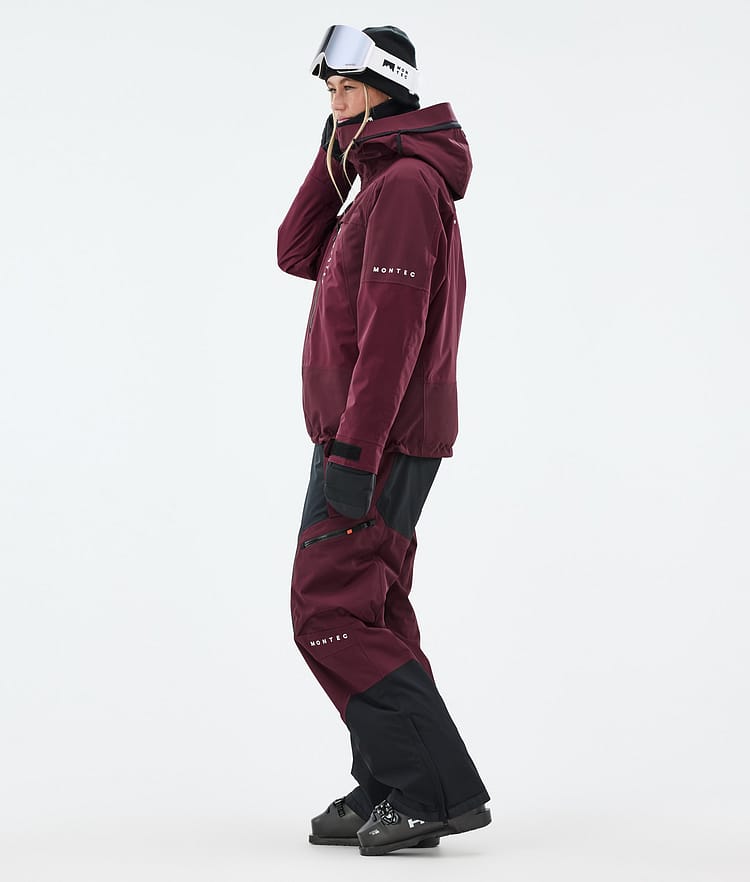 Oracle W Manteau Ski Femme Burgundy, Image 4 sur 10