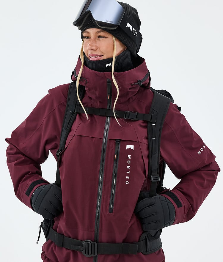 Oracle W Veste Snowboard Femme Burgundy Renewed, Image 4 of 9