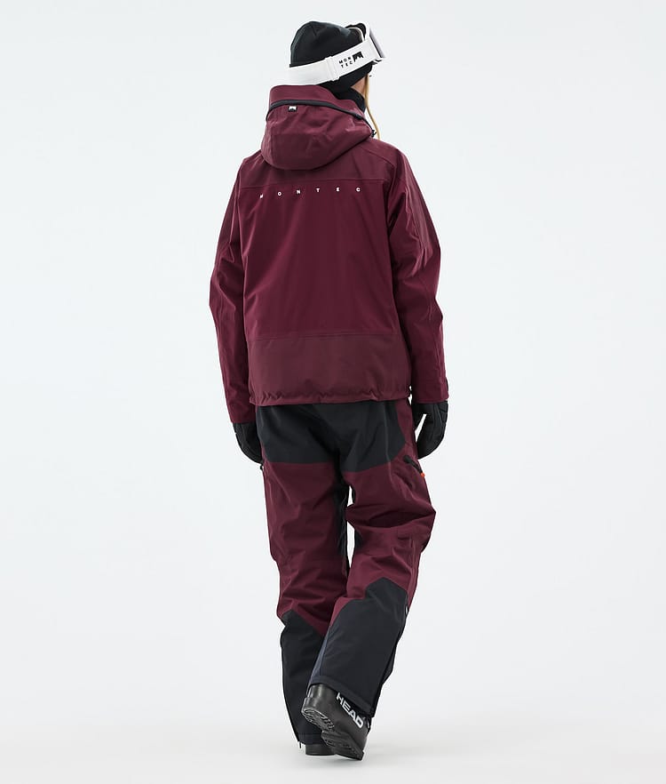 Oracle W Manteau Ski Femme Burgundy, Image 5 sur 10