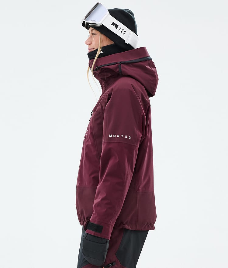 Oracle W Manteau Ski Femme Burgundy, Image 6 sur 10