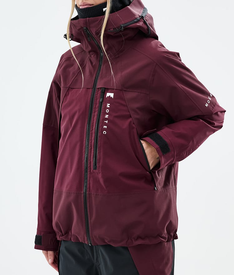 Oracle W Manteau Ski Femme Burgundy, Image 8 sur 10