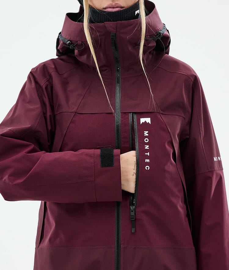 Oracle W Manteau Ski Femme Burgundy, Image 9 sur 10