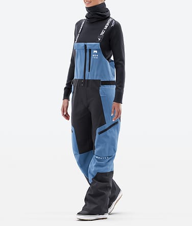 Dozer W Snowboard Pants Women Blue Steel/Black