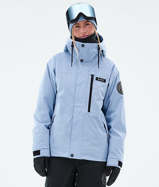 Dope Blizzard W Full Zip Chaqueta Snowboard Mujer Light Blue