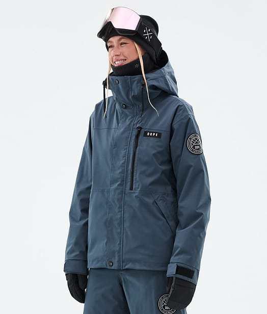 Dope Blizzard W Full Zip Chaqueta Snowboard Mujer Metal Blue