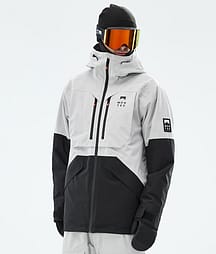 Montec Arch スキージャケット メンズ Light Grey/Black