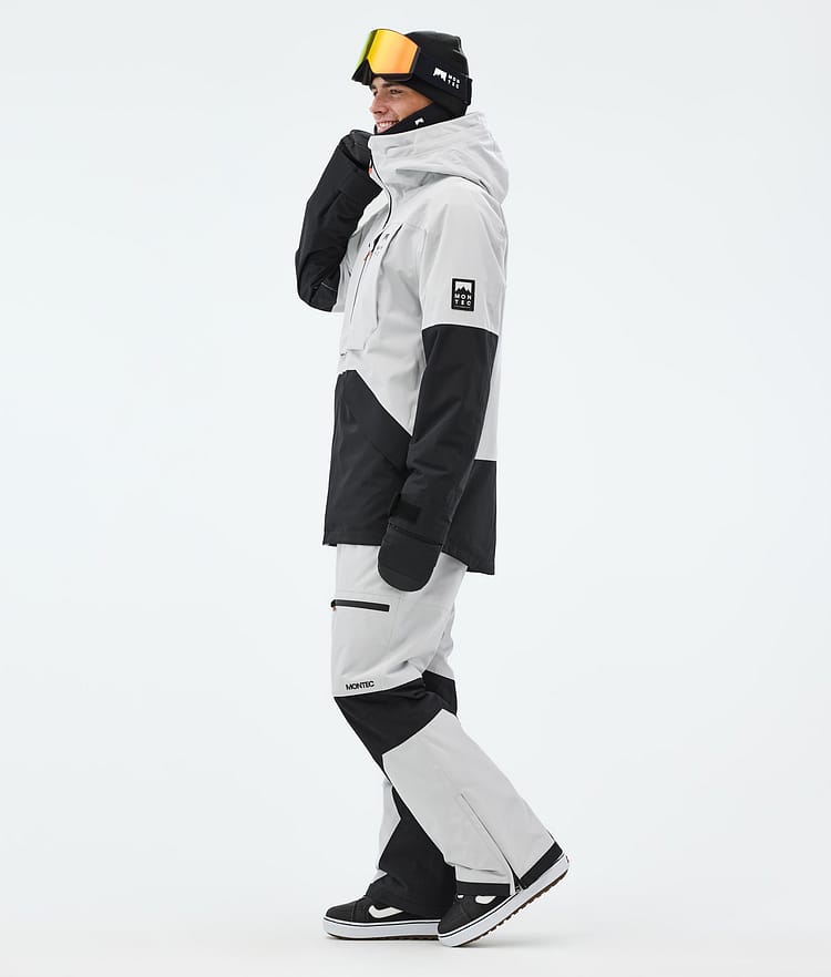 Arch Snowboard Jacket Men Light Grey/Black, Image 4 of 10