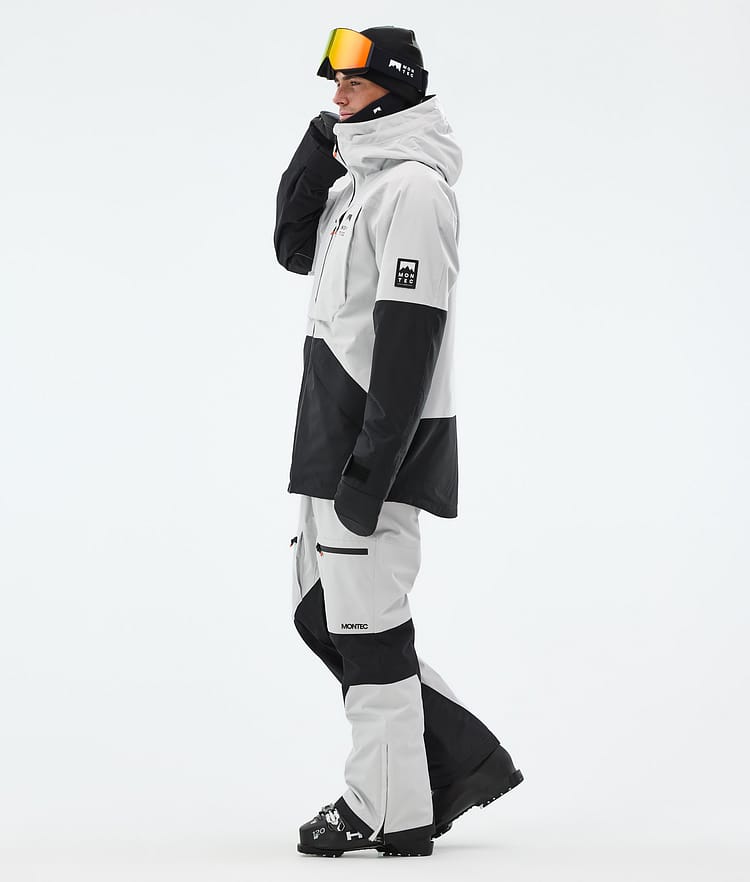 Arch Ski Jacket Men Light Grey/Black, Image 4 of 10