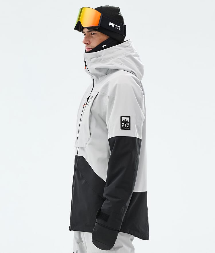 Arch Ski Jacket Men Light Grey/Black, Image 6 of 10