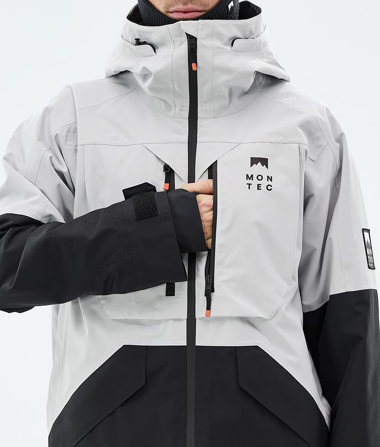 Arch Snowboard Jacket Men Light Grey/Black, Image 9 of 10