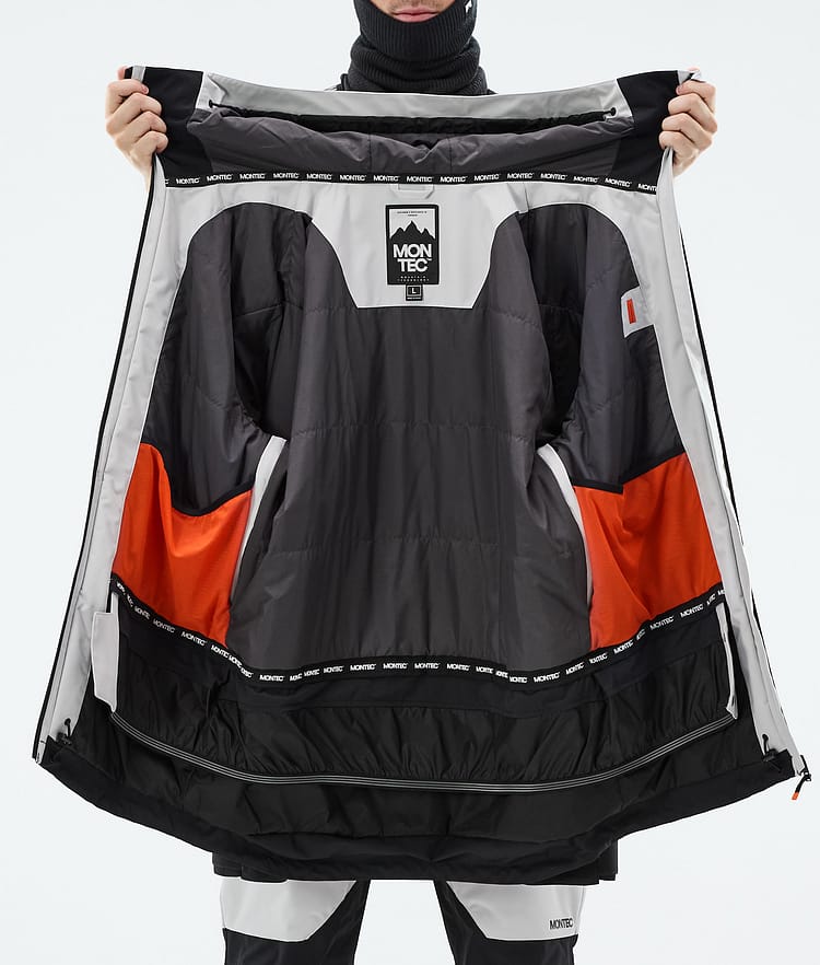 Arch Snowboard Jacket Men Light Grey/Black, Image 10 of 10