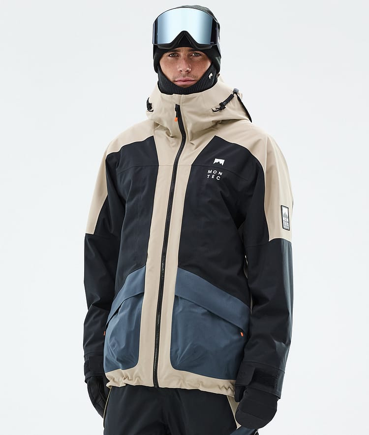 Morpheus Ski Jacket Men Sand/Black/Metal Blue, Image 1 of 10