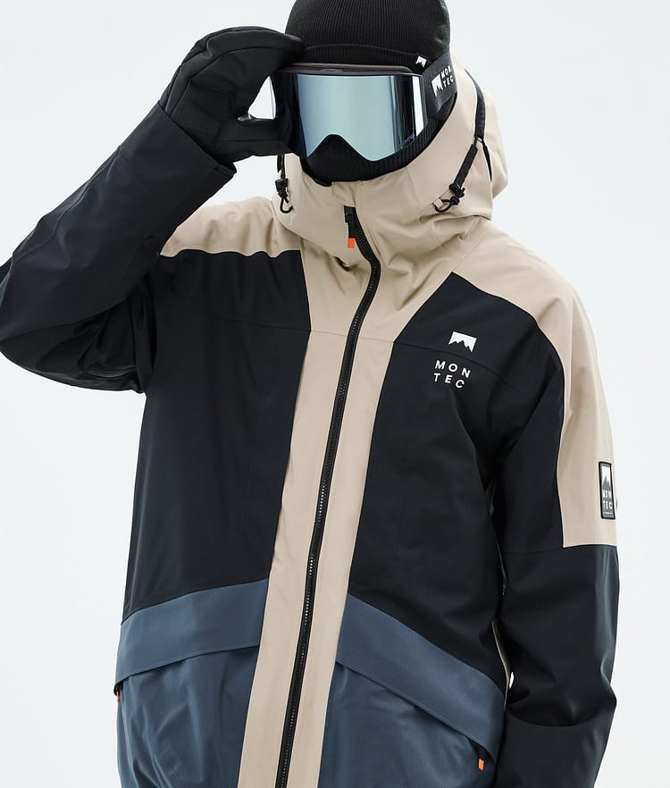 Morpheus Ski Jacket Men Sand/Black/Metal Blue, Image 2 of 10