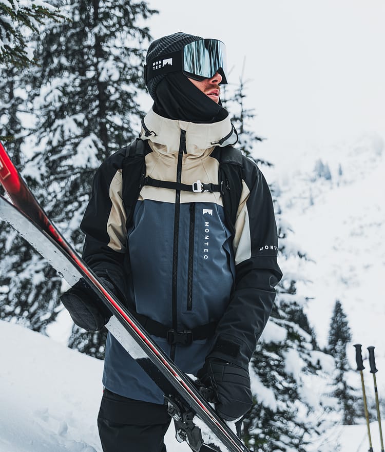 Morpheus Giacca Sci Uomo Sand/Black/Metal Blue, Immagine 2 di 10