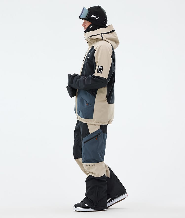 Morpheus Snowboard Jacket Men Sand/Black/Metal Blue, Image 4 of 10