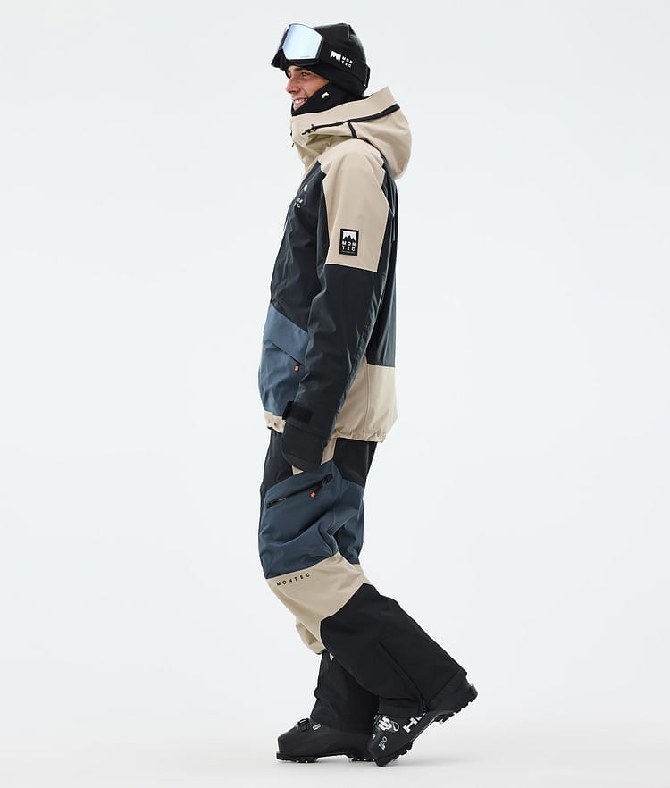 Morpheus Ski Jacket Men Sand/Black/Metal Blue, Image 3 of 9