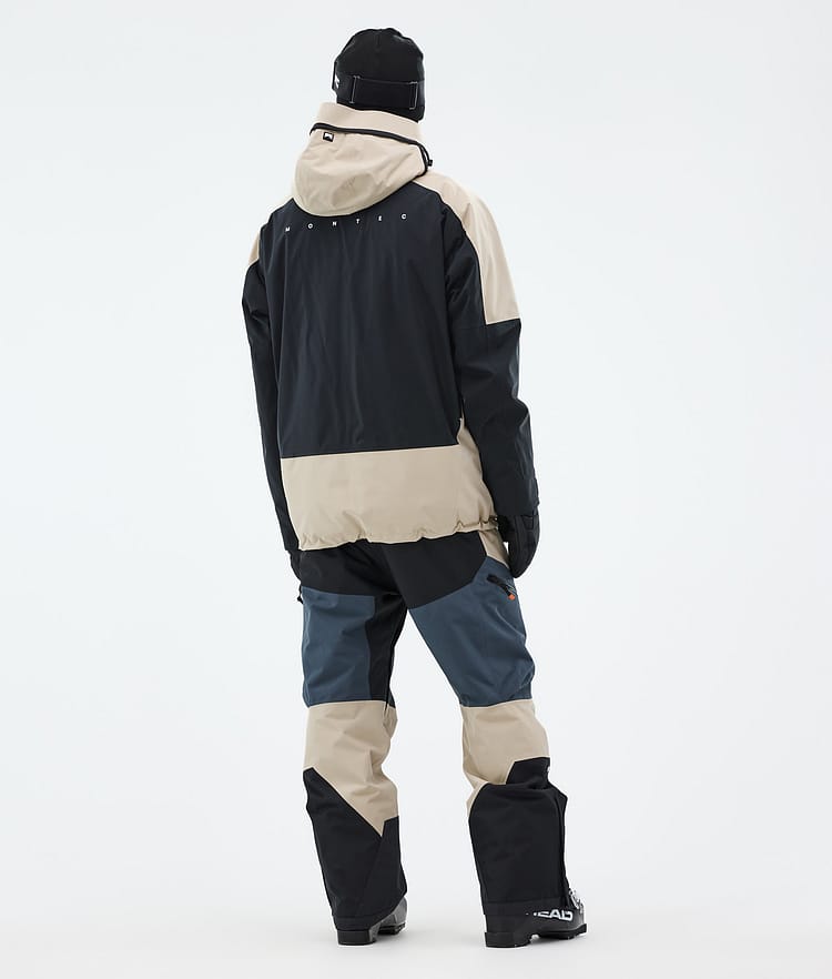 Morpheus Ski Jacket Men Sand/Black/Metal Blue, Image 5 of 10