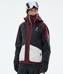 Montec Morpheus W 25 Veste Snowboard Femme Burgundy/Black/Light Grey