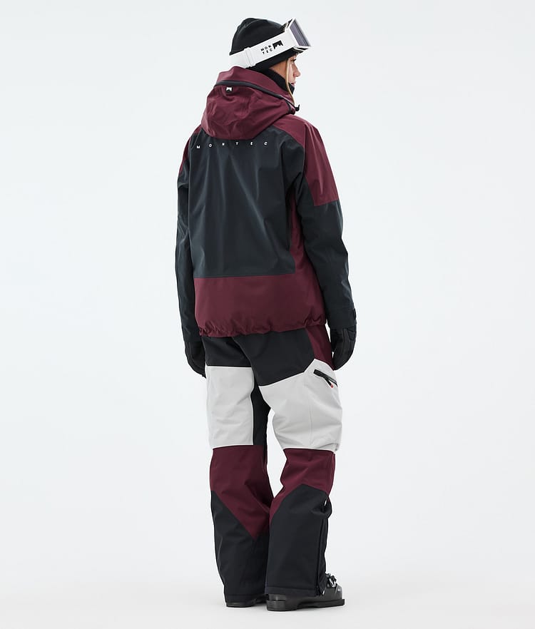 Morpheus W Ski Jacket Women Burgundy/Black/Light Grey, Image 5 of 10