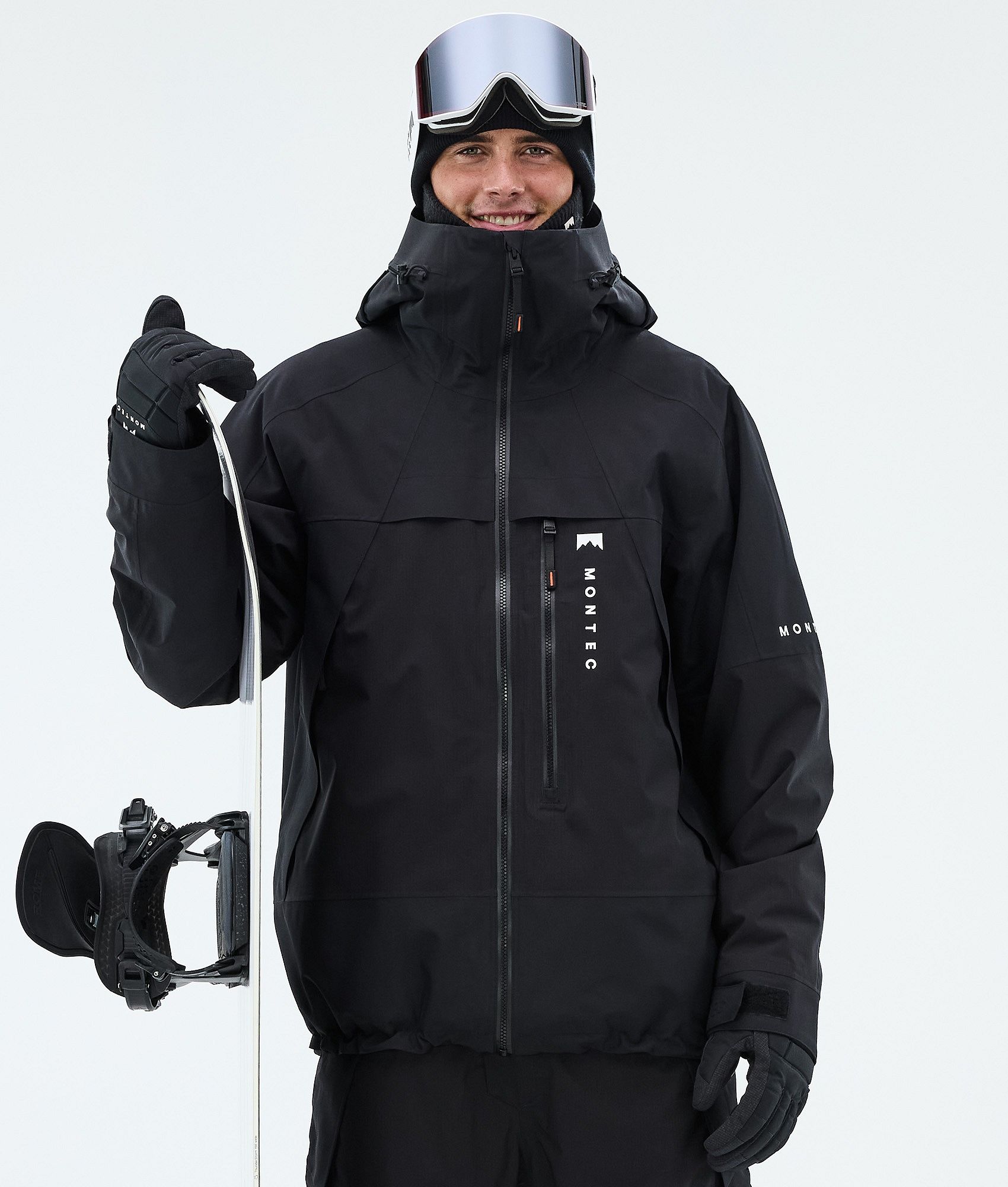 Montec Oracle Snowboard Jacket Men Black | Montecwear.com