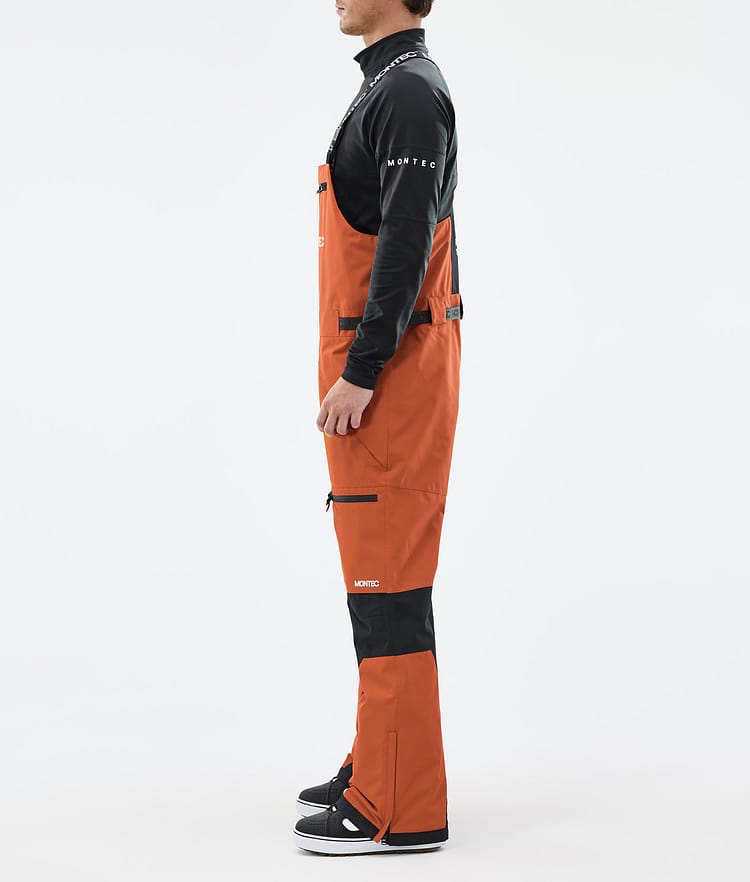 Arch Snowboard Pants Men Burned Orange/Black, Image 2 of 6