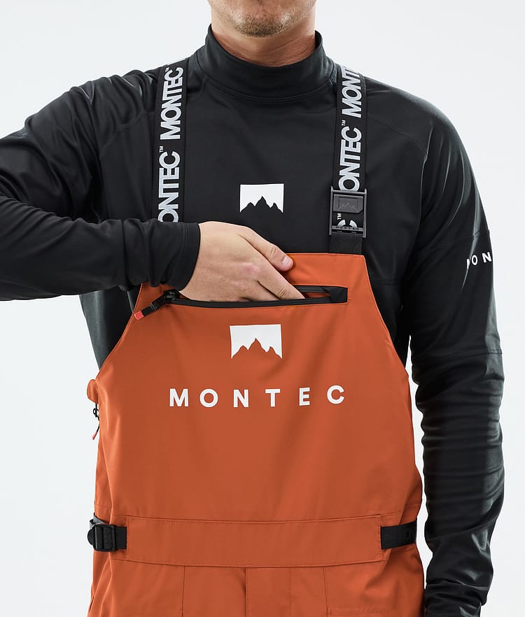 Arch Snowboard Pants Men Burned Orange/Black, Image 5 of 6