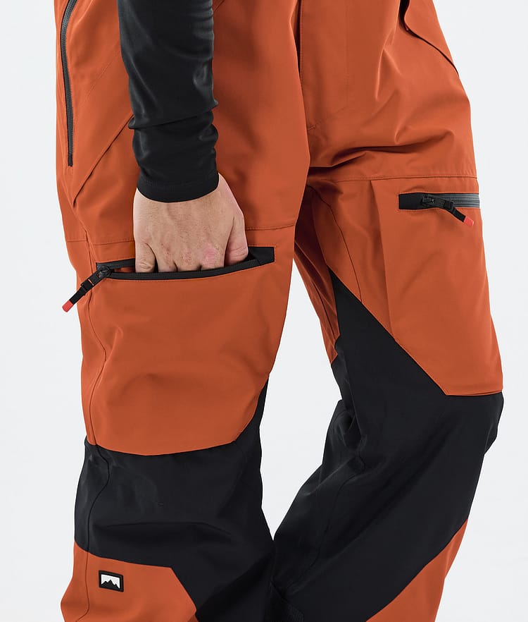 Arch Snowboard Pants Men Burned Orange/Black, Image 6 of 6