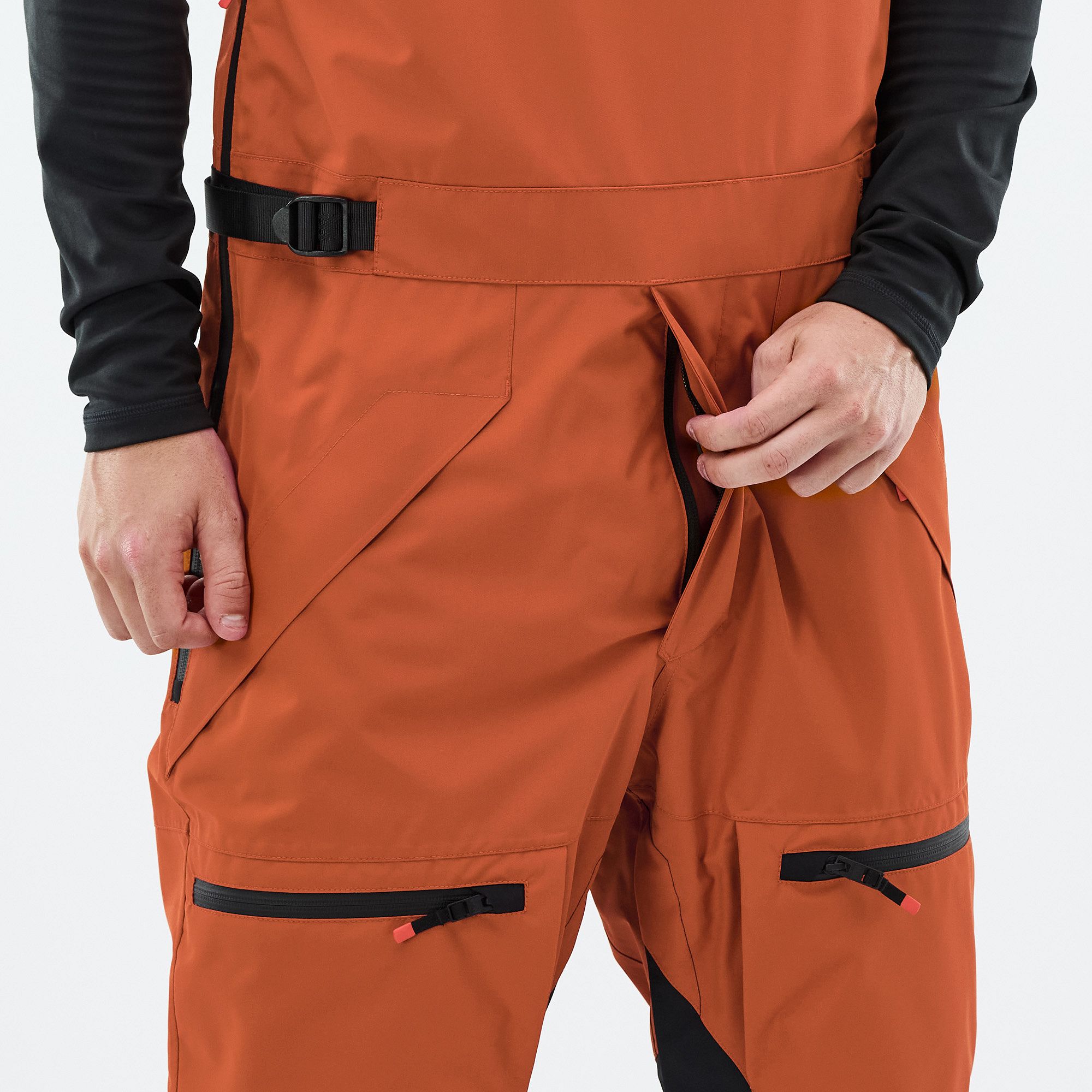 Montec Arch スキーパンツ メンズ Burned Orange/Black - オレンジ