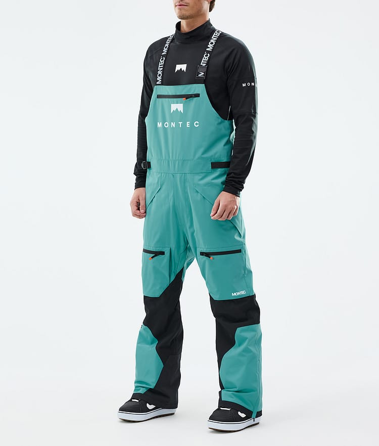 Arch Snowboard Pants Men Turquoise/Black, Image 1 of 6