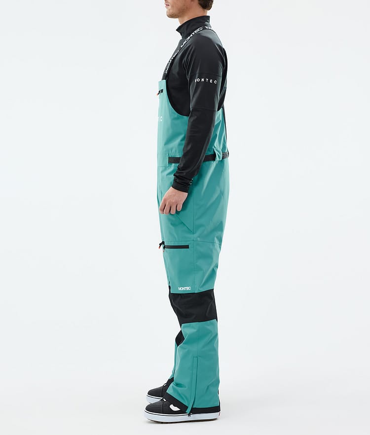 Arch Snowboard Pants Men Turquoise/Black, Image 2 of 6