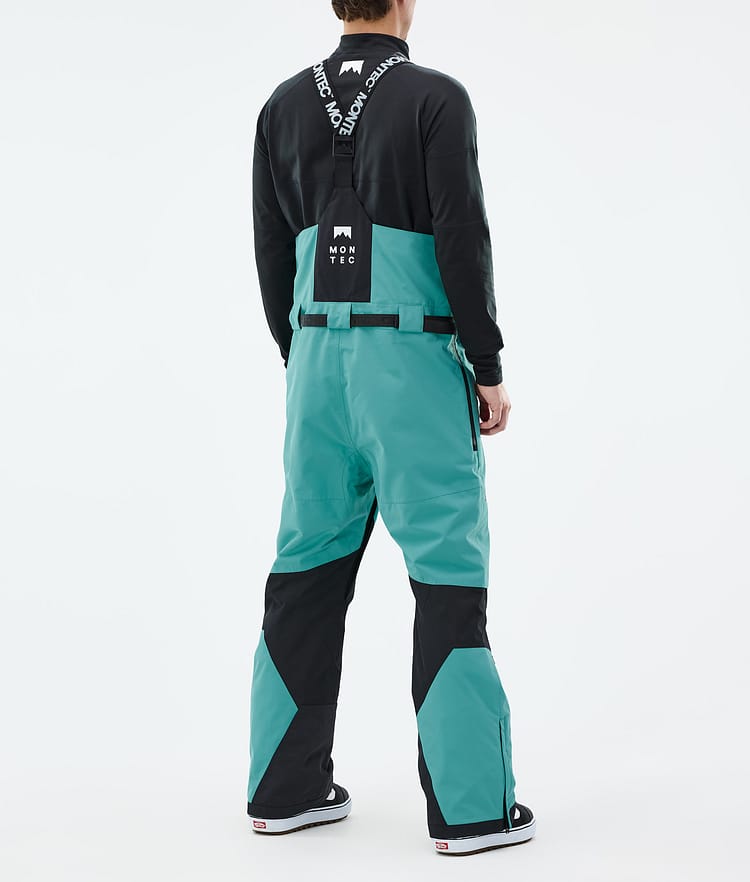 Arch Snowboard Pants Men Turquoise/Black, Image 3 of 6