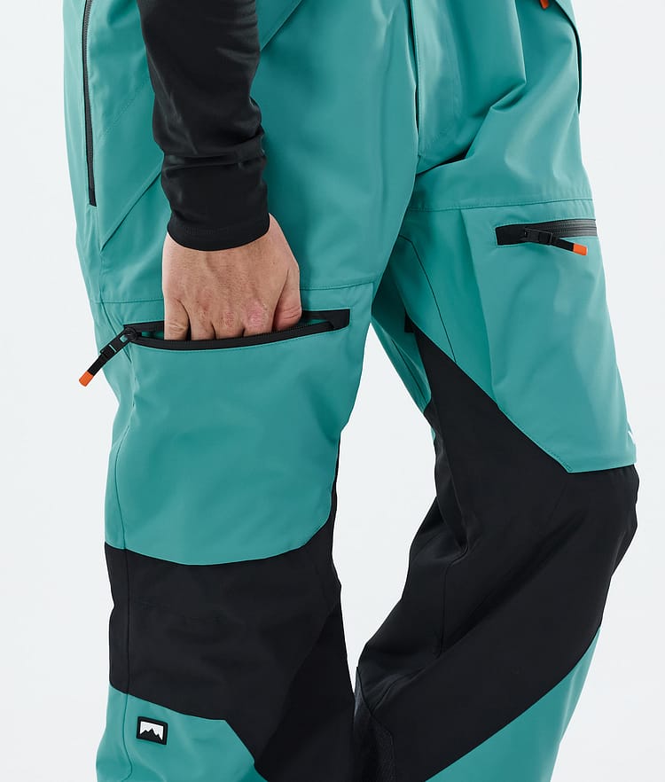 Arch Snowboard Pants Men Turquoise/Black, Image 6 of 6