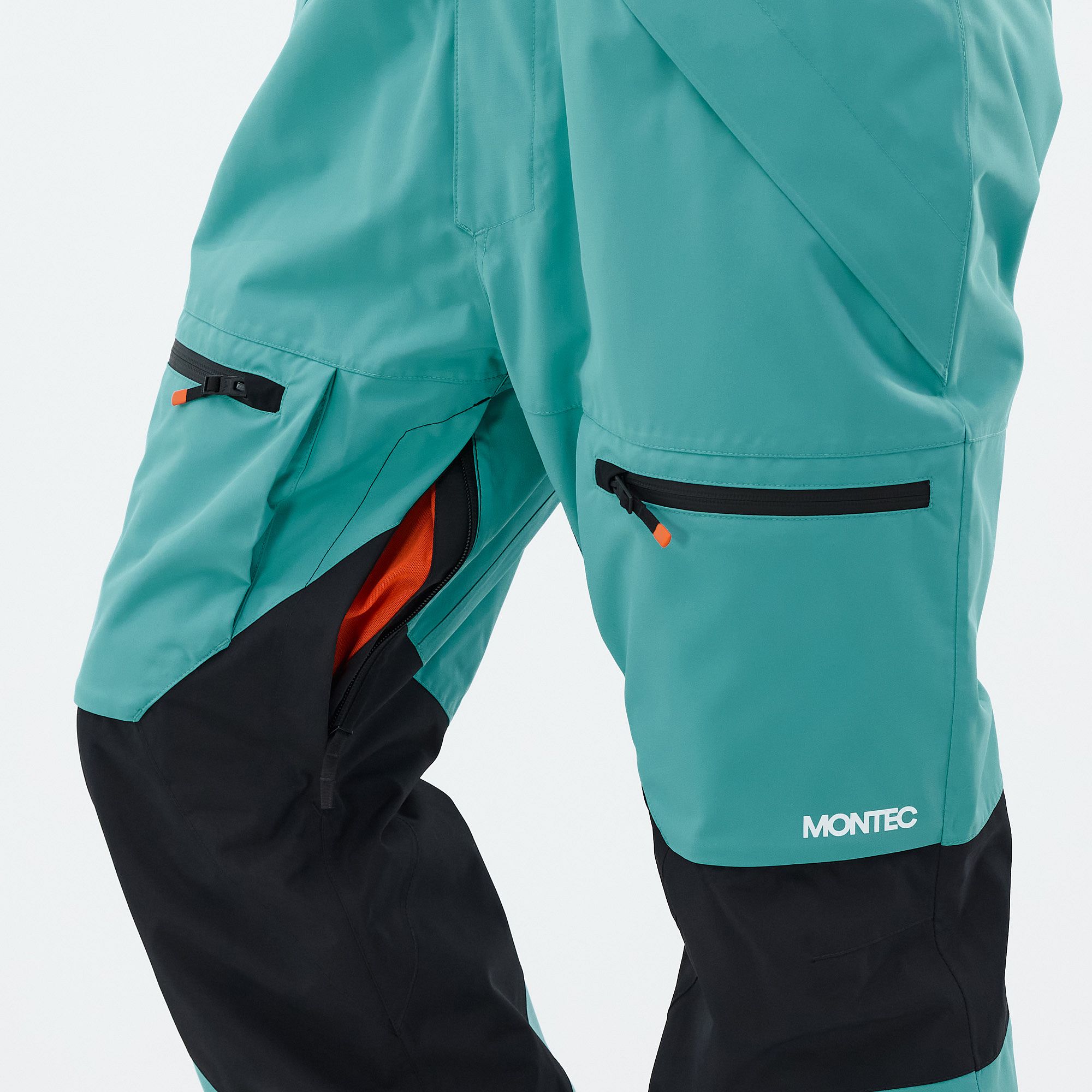 Montec Arch スノボ パンツ メンズ Turquoise/Black - グリーン