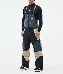 Montec Dozer 25 Pantaloni Snowboard Uomo Metal Blue/Black/Sand