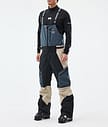 Dozer Ski Pants Men Metal Blue/Black/Sand